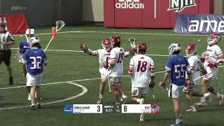 NJIT Mens Lacrosse Highlights  UMass Lowell April 27 2024 [upl. by Nosrac]