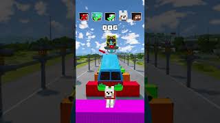 NOOB vs PRO vs HACKER vs HEROBRINE Car Jump Challenge 11 😁 🚗 shorts beamngdrive [upl. by Eynenihc782]