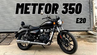 2023 Royal Enfield Meteor 350 Review  Stellar Matt Black [upl. by Ailahs]