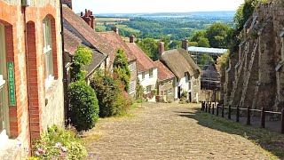 A Walk Down Gold Hill Shaftesbury English Countryside 4K [upl. by Rooke684]