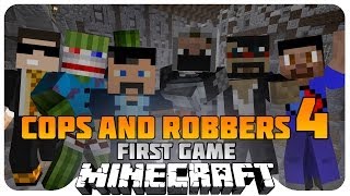 Minecraft BRAND NEW Cops and Robbers 4 wCaptainSparklez  Friends [upl. by Ulphiah]