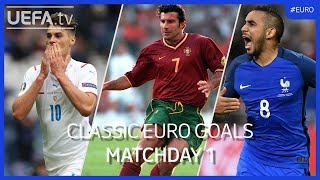 Classic EURO Goals  Matchday 1  Schick Figo Payet [upl. by Mcroberts]