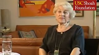 Holocaust Survivor Liesl Loeb Testimony  USC Shoah Foundation [upl. by Ogait407]