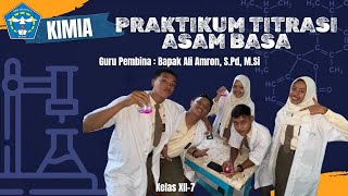 🧪 PRAKTIKUM KIMIA 🧪 Titrasi Asam Basa Larutan HCl dengan Larutan NaOH 🔬 [upl. by Yerfoeg]