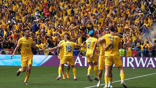 ROMANIA 30 UKRAINE  The Moment Romania Shocks EURO 2024  Highlights amp REZUMAT [upl. by Elvis]