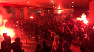 AJAX  Feyenoord  3  1  2212014  Entrada part 2 [upl. by Cybill117]