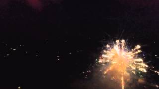 Mooresboro NC Fireworks  Aerial Footage [upl. by Alvinia]