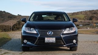 2013 Lexus ES 300h Hybrid Review and Road Test [upl. by Cowie]