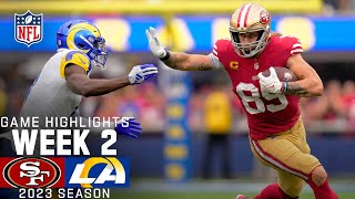 San Francisco 49ers vs Los Angeles Rams  2023 Week 2 Game Highlights [upl. by Nitfa99]