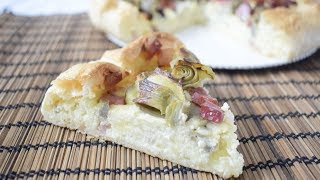 TORTA SALATA DI PASTA SFOGLIA CON CARCIOFI SURGELATI RICOTTA E SPECK [upl. by Parsifal102]