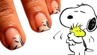 Snoopy Nail Art [upl. by Alac]