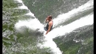 Dam Sliding at Whitewater Memorial State Park [upl. by Imuya]