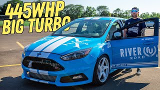 BIG Turbo Ford Focus ST Build  WILD POV Drive [upl. by Ahtnicaj902]