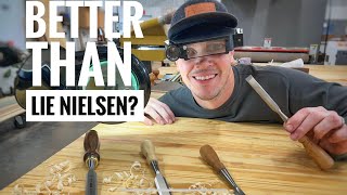 Irwin Marples VS Stanley Sweetheart VS Lie Nielsen Chisels [upl. by Ffej143]