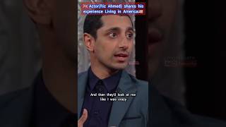 Riz Ahmed on American experience amp British Identity ytshorts shorts [upl. by Anaik]