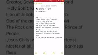 God A Kenning Poem [upl. by Myo]