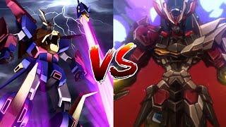 Gundam Supreme Battle Gundam TRYON 3 Versus Gundam Astray No Name [upl. by Enyalb]