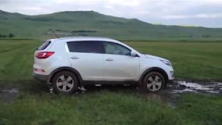 KIA Sportage III  проба полного приводаavi [upl. by Mensch]