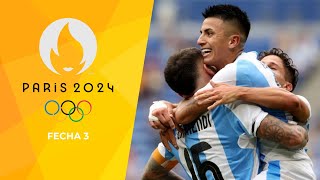 JUEGOS OLÍMPICOS 2024  FECHA 3  Argentina 🇦🇷 se clasificó a cuartos y se enfrentará a Francia 🇫🇷 [upl. by Grindle]