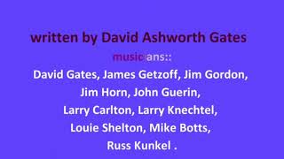 David Gates  cloud amp Lorilee karaoke [upl. by Lowenstein]