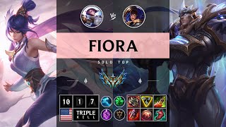 Fiora Top vs Garen  NA Challenger Patch 1414 [upl. by Etteoj]