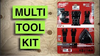 Fits most brands Milwaukee oscillating multi tool blade kit review [upl. by Harrison]