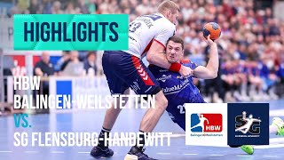 Highlights HBW Balingen Weilstetten  SG Flensburg Handewitt Saison 202324 [upl. by Selene]