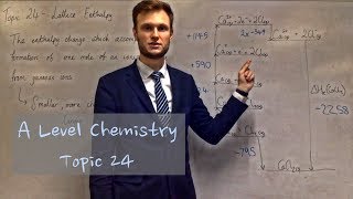 A Level Chemistry  24  Lattice Enthalpy [upl. by Nawyt]