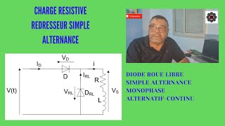 Video N° 437 Redresseur monophasé simple alternance inductive [upl. by Evetta799]