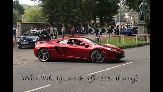 Wilton Wake Up cars amp coffee 2024 leaving [upl. by Adnil982]