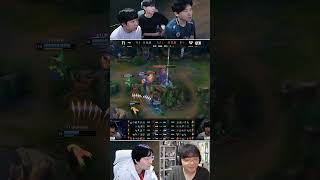 게임을 굴리는 속도  T1 vs 젠지 스트리머 리액션 반응 모음 [upl. by Sib560]