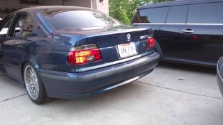 2000 E39 540i custom tune exhaust burble [upl. by Legge285]