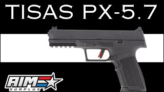 AimSurplus Product Spotlight Tisas PX57 Pistol [upl. by Adnac496]