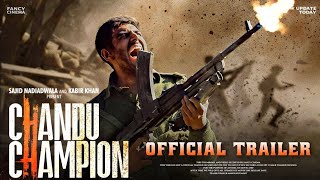 Chandu Champion Official Trailer and Release release Date  Kartik Aryan  Director Kabir Khan [upl. by Nagiam]