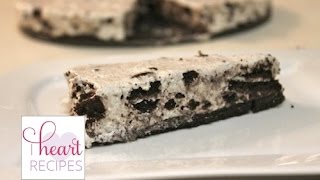 No Bake Oreo Cheesecake Recipe  I Heart Recipes [upl. by Larisa]