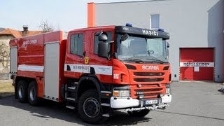 POŽÁRYcz Cvikovská cisterna CAS 30 Scania 6×6 byla pořízena za podpory Evropské unie [upl. by Htebi]