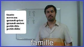 Família em Francês  vocabulário da família  como descrever  Famille [upl. by Lidstone]