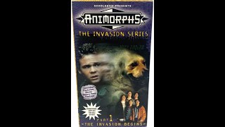 Opening to Animorphs  The Invasion Series Part 1 The Invasion Begins Demo VHS 1999 [upl. by Giarg]