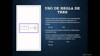 Taller Cálculo de dosis [upl. by Gilmer]