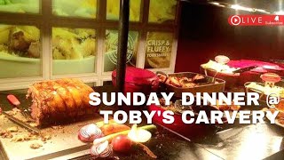 Sunday Roast Dinner  Toby Carvery Live Sunday Novemver 19  715 BST [upl. by Eiboj695]