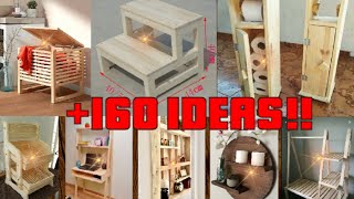 160 Ideas de madera que puedes hacer para vender y Generar Ingresos 🔥💰 [upl. by Ohcamac]