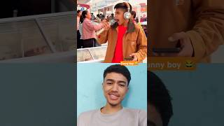 Laugh Lose 🤣 Singing Prank in Public  Reacts shorts viral comedyvideo [upl. by Lambertson]