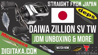 Daiwa Zillion SV TW Unboxing JDM Tackle Straight From Japan Digitakacom [upl. by Adnal]