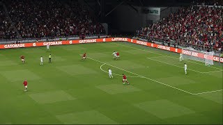 Danska 20 Srbija  UEFA Liga nacija  PES 2021 [upl. by Colver]