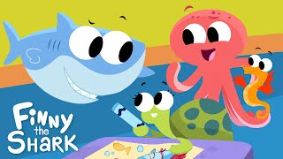 Whats Your Name  Kids Song  Finny The Shark [upl. by Sutelc]