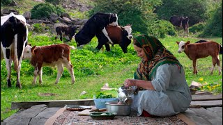 GARLIC ASH  Tasty and Healthy Traditional Food  Easy Recipe villagelife [upl. by Anstice393]