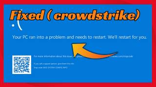 CrowdStrike Blew Up internet 💥  Immediate fix ✅ [upl. by Santini]