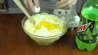 How To Mountain Dew Cake The Ultimate Super Bowl Dessert [upl. by Helas971]