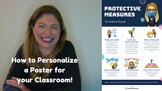 How to Personalize a Classroom Poster [upl. by Atinwahs]