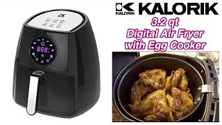 KALORIK 32 Qt Digital Air Fryer  Can it Really Fry Chicken Unboxing amp Review [upl. by Warfeld]